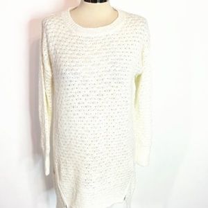 White Tunic Sweater -Xs